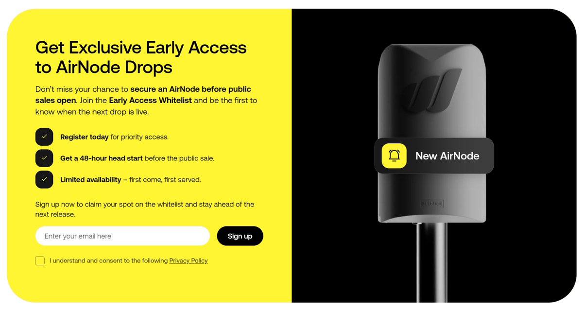🌍 Win global mobile data. No roaming. No limits.
 
Join our AirNode Early Access Whitelist via the link below by 21 May, 12:00 UTC for your chance to win a World Mobile eSIM with free high-speed data - usable anywhere in the world.
 
▶️ bit.ly/4kxNWTv
 
 🧵 Terms and