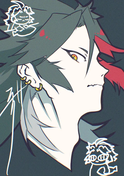 ちゃ #illustration #イラスト #創作