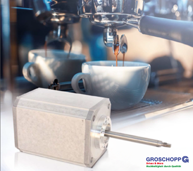 🛠️ Maßgeschneiderte Antriebe für perfekten Kaffeegenuss! ☕️
Jede Kaffeemaschine braucht ein spezielles Mahlwerk. Individuell angefertigte Antriebssysteme von <a href="/Groschopp_AG/">Groschopp AG Drives & More</a> Drives &amp; More lassen  sich an die besonderen Anforderungen der jeweilige Applikation anpassen.