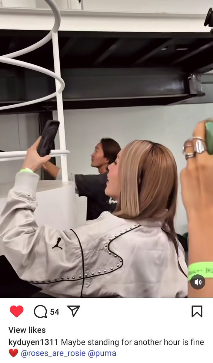 Miss Universe Vietnam 2024, who was also at the Puma H-Street event, said she didn’t mind standing for another hour if it was for Rosé 😭😭