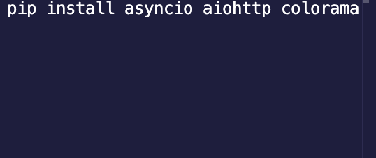 genogrand_eth's tweet photo. 1/ First, let's set up our environment. 

We'll need these libraries:
- #asyncio: For asynchronous operations
- #aiohttp: For making API requests
- #datetime: For time calculations
- #colorama: For colored terminal output

Install with:
$ pip install asyncio aiohttp colorama https://t.co/4LiKCh96WH