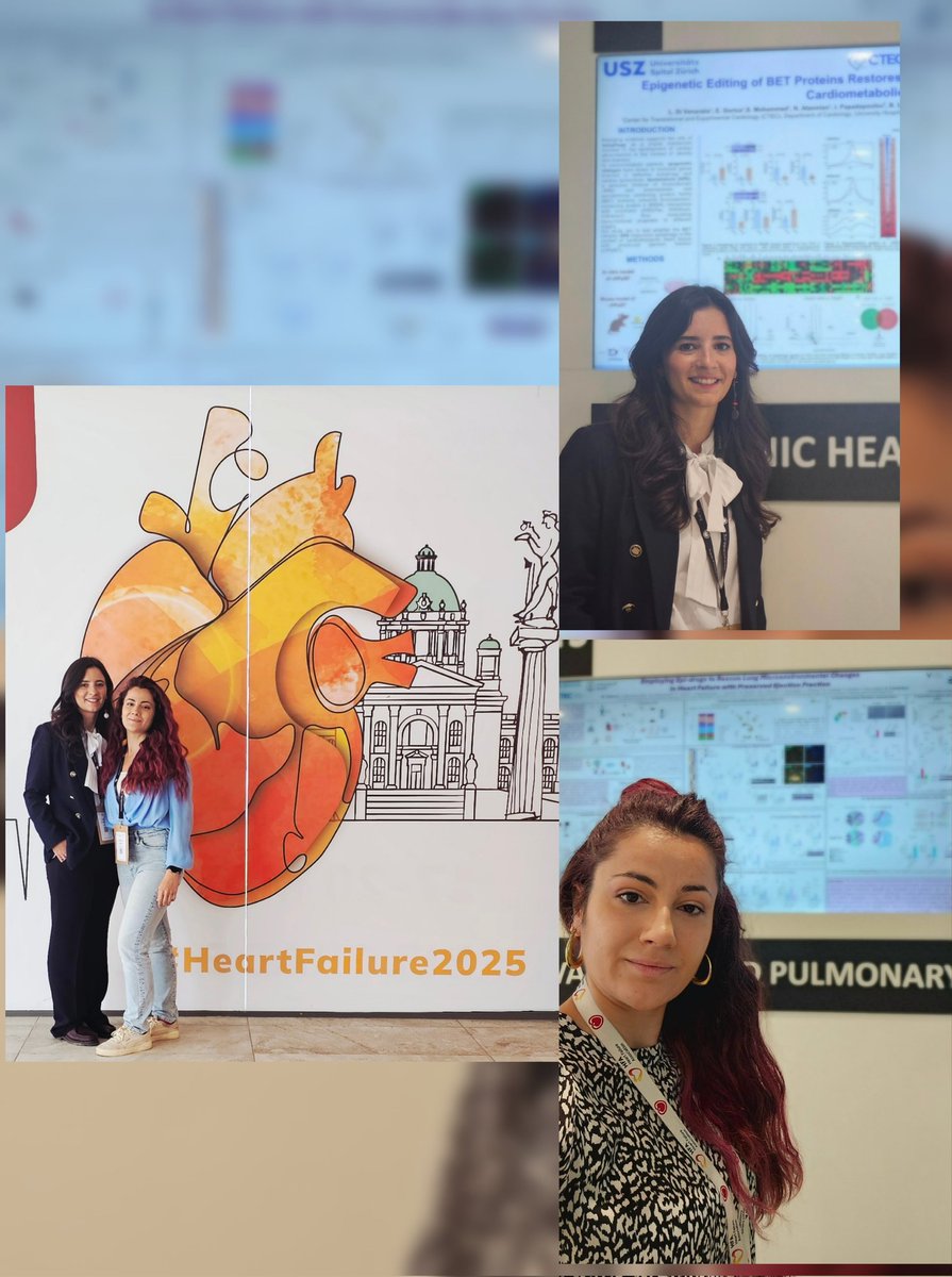 Marialucia Telesca (@lux_telesca) on Twitter photo We presented our latest works from the <a href="/CTECresearch/">CTEC - Zurich University Heart Center</a> at the Heart Failure 2025 Congress in Belgrade!
Grateful to be part of such a stimulating scientific environment Thanks to Prof. @Paneniand Dr. Costantino for their continued support.
#HeartFailure2025 #UZH #PostdocJourney We presented our latest works from the <a href="/CTECresearch/">CTEC - Zurich University Heart Center</a> at the Heart Failure 2025 Congress in Belgrade!
Grateful to be part of such a stimulating scientific environment Thanks to Prof. @Paneniand Dr. Costantino for their continued support.
#HeartFailure2025 #UZH #PostdocJourney