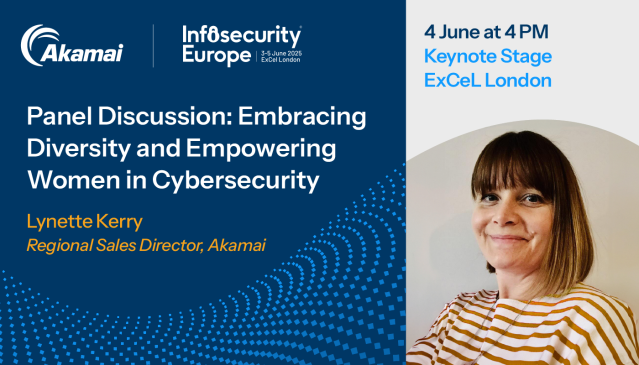 TonyLauro's tweet photo. Inclusion is a core value at @Akamai. We're proud to sponsor the #Infosec2025 Women in Cybersecurity event. Come hear our own Lynette Kerry share her journey, as a woman paving the way for others. @Infosecurity https://t.co/Sn0ezwD6nb https://t.co/L15g0xprJu