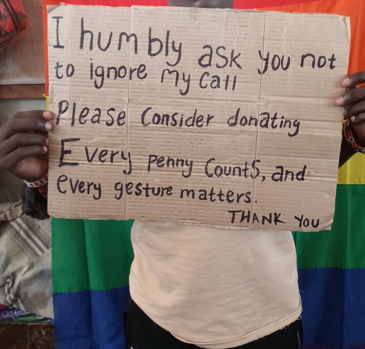 Please it a humble cry to all the well wishers and lovers of the LGBTQ community to please consider donating to our plea to help many of us in the cam get food, medication and safe and healthy water gofund.me/e616b0dc
#humanrights #helpinghand #helplgbtq