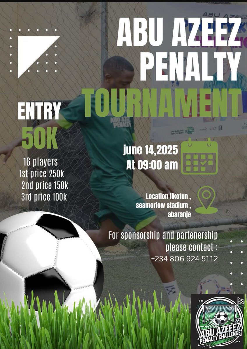 abuazeezpenalty's tweet photo. First of 2025, its that time again to show your penalty accuracy https://t.co/UhV43tyK6n