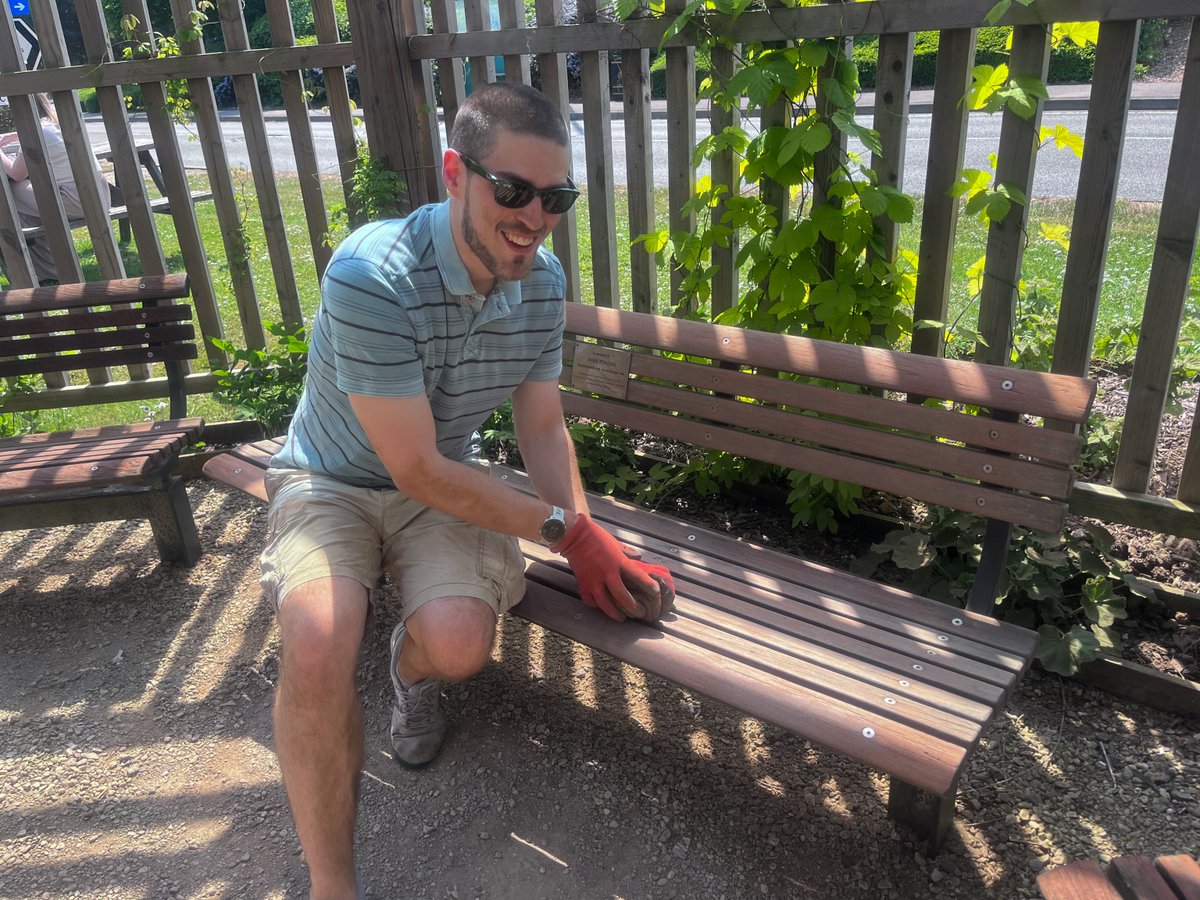 Coventry Building Society (@coventrybs) on Twitter photo A little goes a long way! Our Swindon branch volunteered to refresh memorial benches at their local hospital, <a href="/GWH_NHS/">Great Western Hospitals NHS Foundation Trust</a> 🛠️✨ With some sanding and varnishing, they made this space nicer for patients, family and friends. 💕👏 #AllTogetherBetter A little goes a long way! Our Swindon branch volunteered to refresh memorial benches at their local hospital, <a href="/GWH_NHS/">Great Western Hospitals NHS Foundation Trust</a> 🛠️✨ With some sanding and varnishing, they made this space nicer for patients, family and friends. 💕👏 #AllTogetherBetter