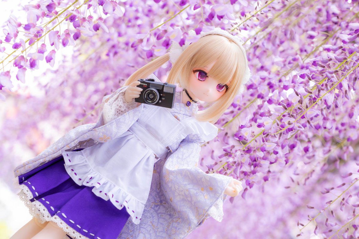 りあ「やっぱり　今年も写真を撮らないとね」

#ふにゃほわっ子
#ミュウミュウの宝箱