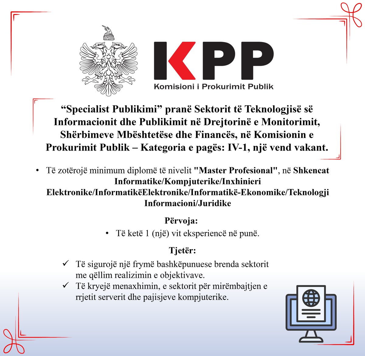 Komisioni Prokurimit Publik tweet media