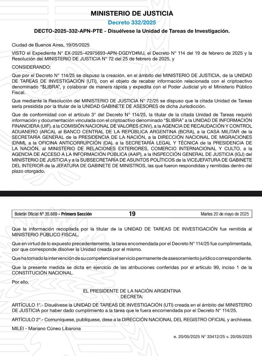 Quizás ustedes eran muy chicos, pero allá por febrero, el Javo estafó a medio mundo y se quedó con mucha guita, pero anunció que armaba POR DECRETO una comisión para investigarse a él mismo.
Bueno, acaba de disolver POR DECRETO la comisión investigadora. Por las dudas...