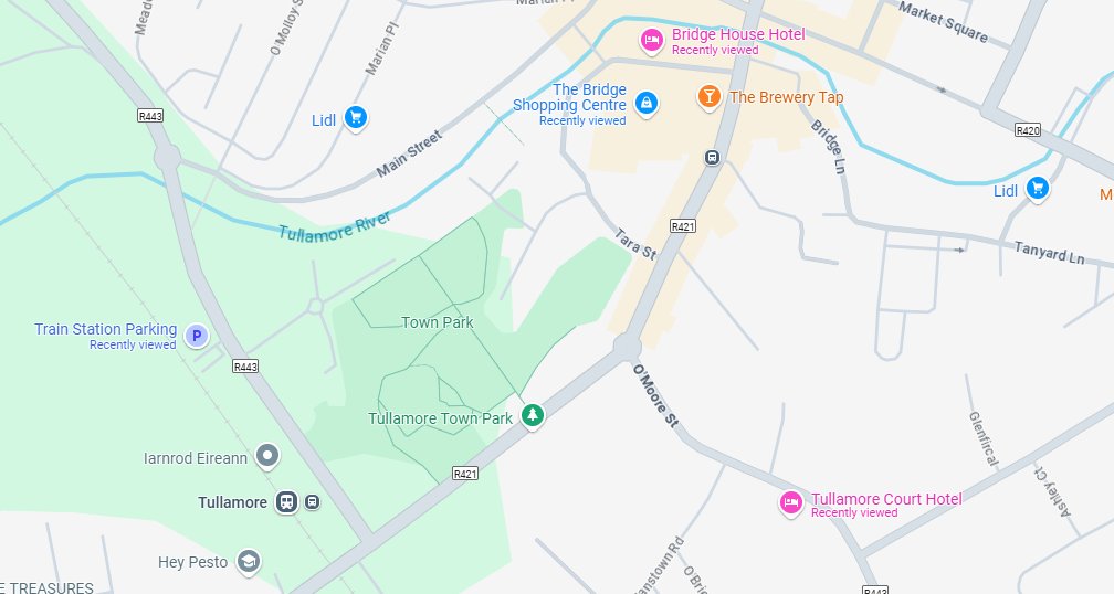 And here is a view with the Bridge House Hotel that some delegates will be staying in. it is approximately a 10 minute walk between each hotel. #CONUL25