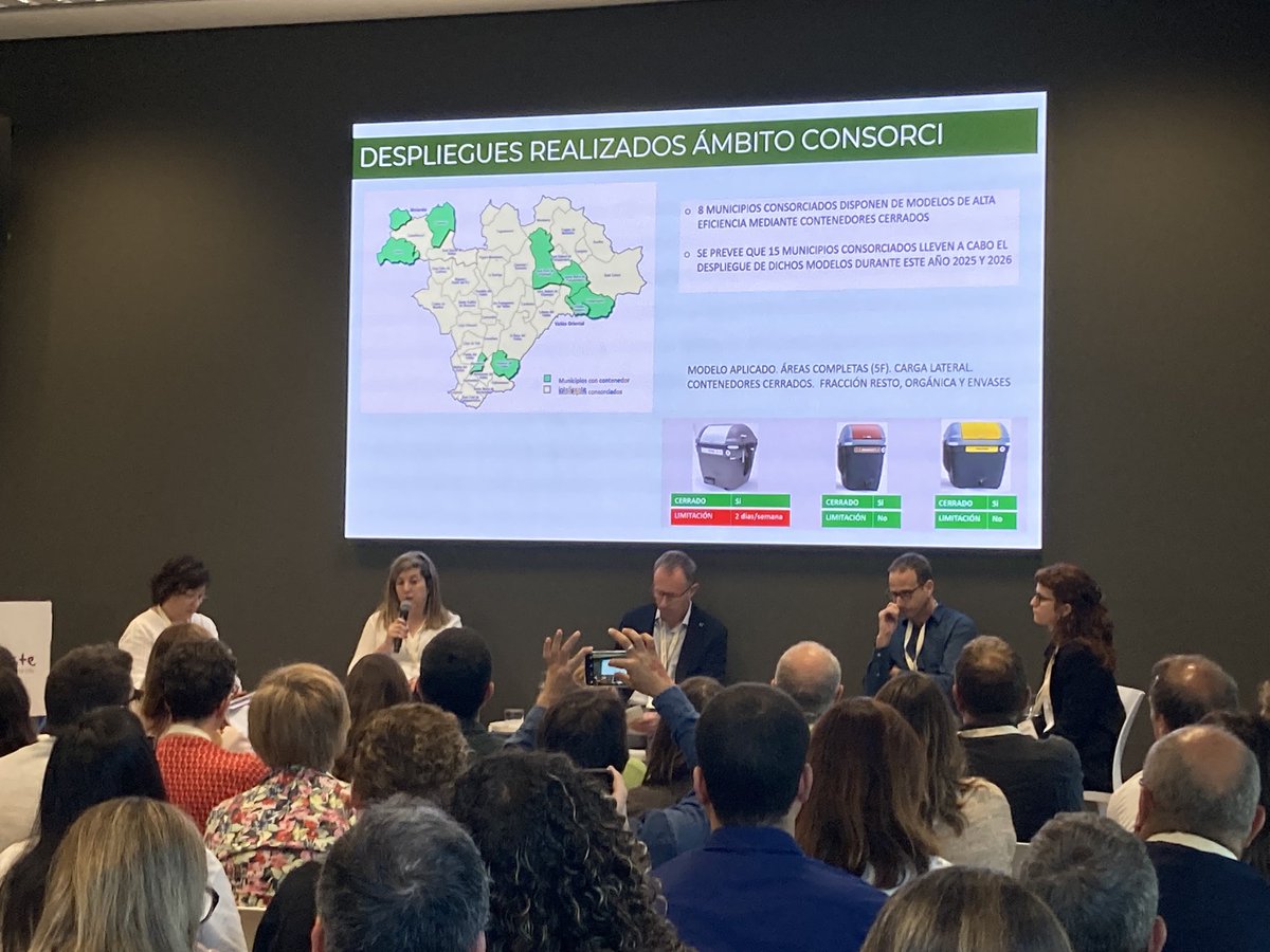 Consorci Residus VO (@cresidusvo) on Twitter photo Lourdes Ariza, directora de l’Àrea de Negocis del <a href="/cresidusvo/">Consorci Residus VO</a> explica el desplegament del model de contenidors d’alta eficiència implantat ja a 8 municipis. <a href="/Recuwaste/">Recuwaste Resources and Life</a>
#Residuos #EconomiaCircular #TransiciónEnergética
🔗 recuwaste.com/programacion-r… Lourdes Ariza, directora de l’Àrea de Negocis del <a href="/cresidusvo/">Consorci Residus VO</a> explica el desplegament del model de contenidors d’alta eficiència implantat ja a 8 municipis. <a href="/Recuwaste/">Recuwaste Resources and Life</a>
#Residuos #EconomiaCircular #TransiciónEnergética
🔗 recuwaste.com/programacion-r…