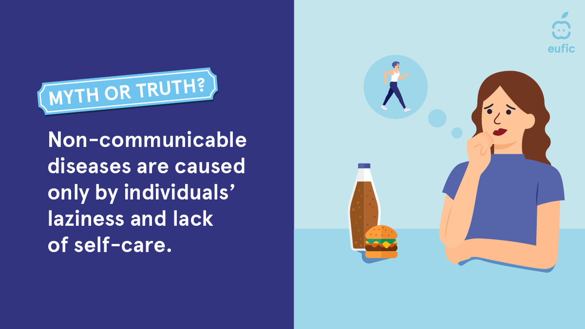 EUFIC's tweet photo. 5️⃣ NCDs aren’t just about willpower. Environments matter! Unhealthy #FoodEnvironments make prevention harder. That’s why creating spaces that support healthy lifestyles is key. It’s about more than personal effort—it’s about collective action! https://t.co/1ozigMrb0c