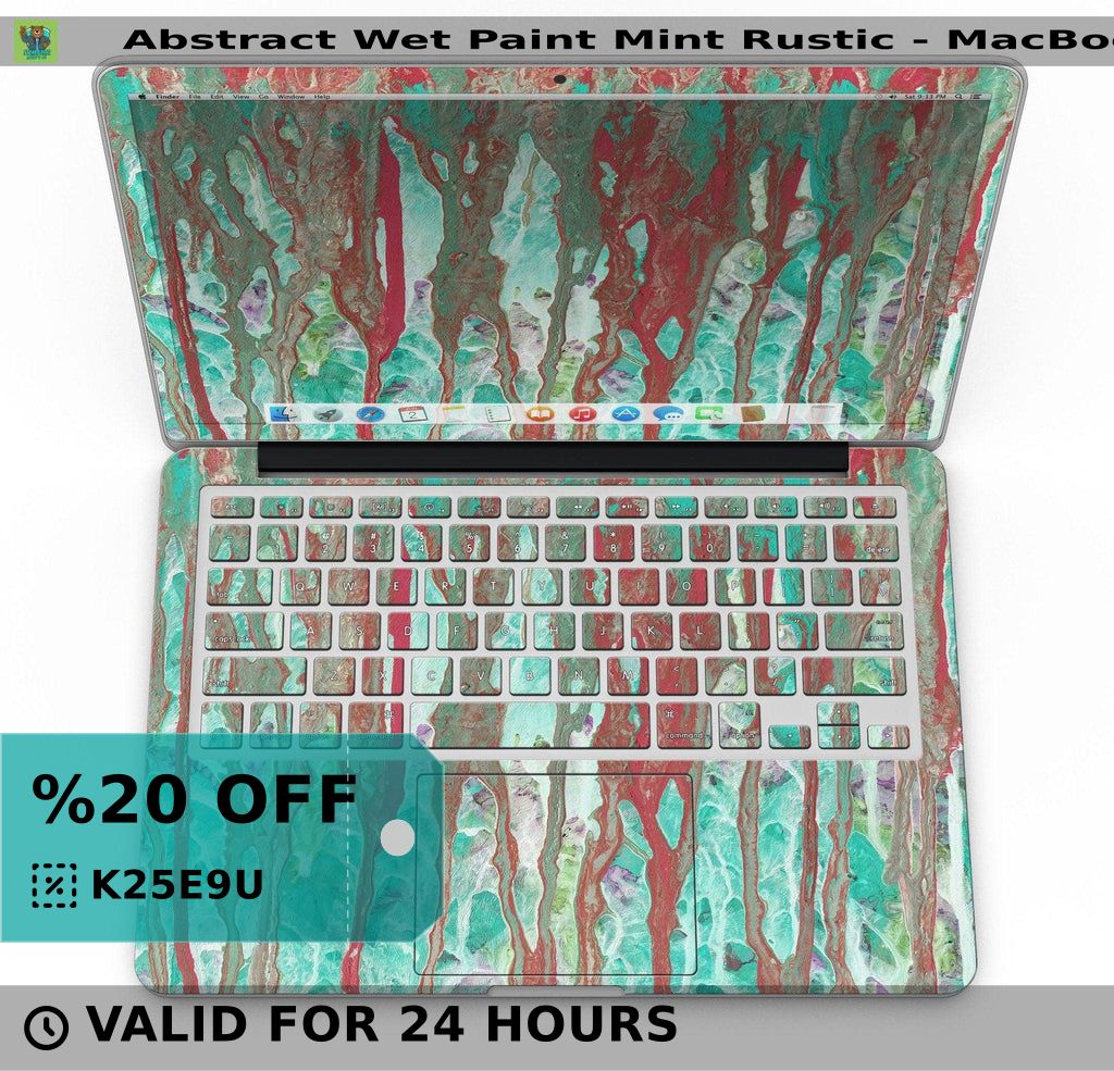ditchcats's tweet image. Transform your MacBook Pro with the Abstract Wet Paint Mint Rustic skin from Blue Leto! Style up with a sleek matte or glossy finish and protect your device from scratches, all for just $18.95. Easy, bubble-free application! 🌟 Get yours now: shortlink.store/1te6ntvkagkf #MacBookStyle…
