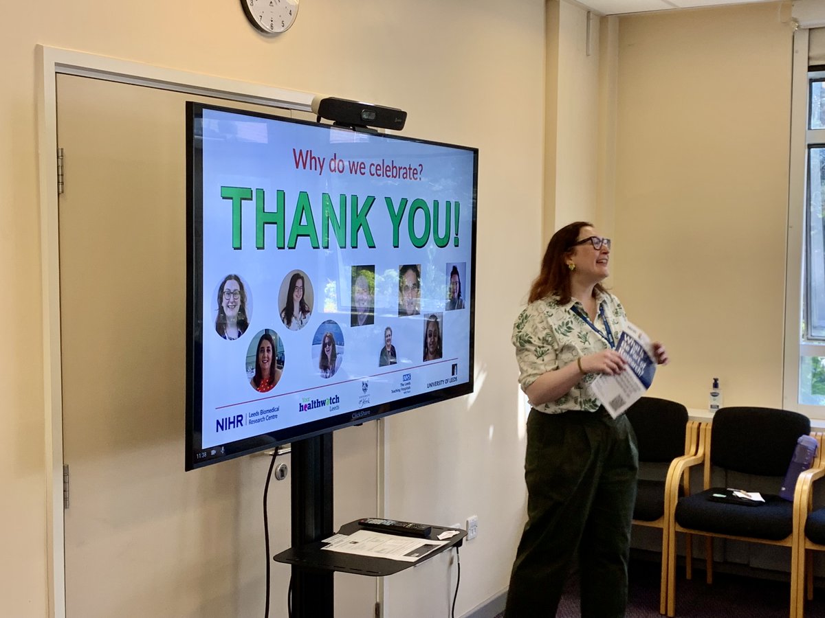 NIHR Leeds BRC (@leedsbrc) on Twitter photo A great welcome from our PPIE lead Amy Rebane this morning — with a big thank you to all the patients and public who take part in research. Your involvement makes a difference! 👏 #ClinicalTrialsDay #BePartOfResearch
<a href="/NIHRresearch/">National Institute for Health and Care Research</a> #ICTD <a href="/crf_leeds/">NIHR Leeds Clinical Research Facility</a> A great welcome from our PPIE lead Amy Rebane this morning — with a big thank you to all the patients and public who take part in research. Your involvement makes a difference! 👏 #ClinicalTrialsDay #BePartOfResearch
<a href="/NIHRresearch/">National Institute for Health and Care Research</a> #ICTD <a href="/crf_leeds/">NIHR Leeds Clinical Research Facility</a>
