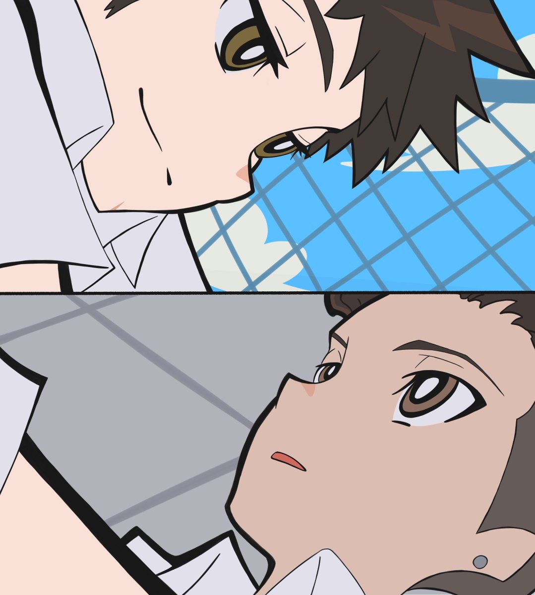 저번에 쩜님이랑 얘기해서 그리고 싶어진
팬스가 트레 태대🤭