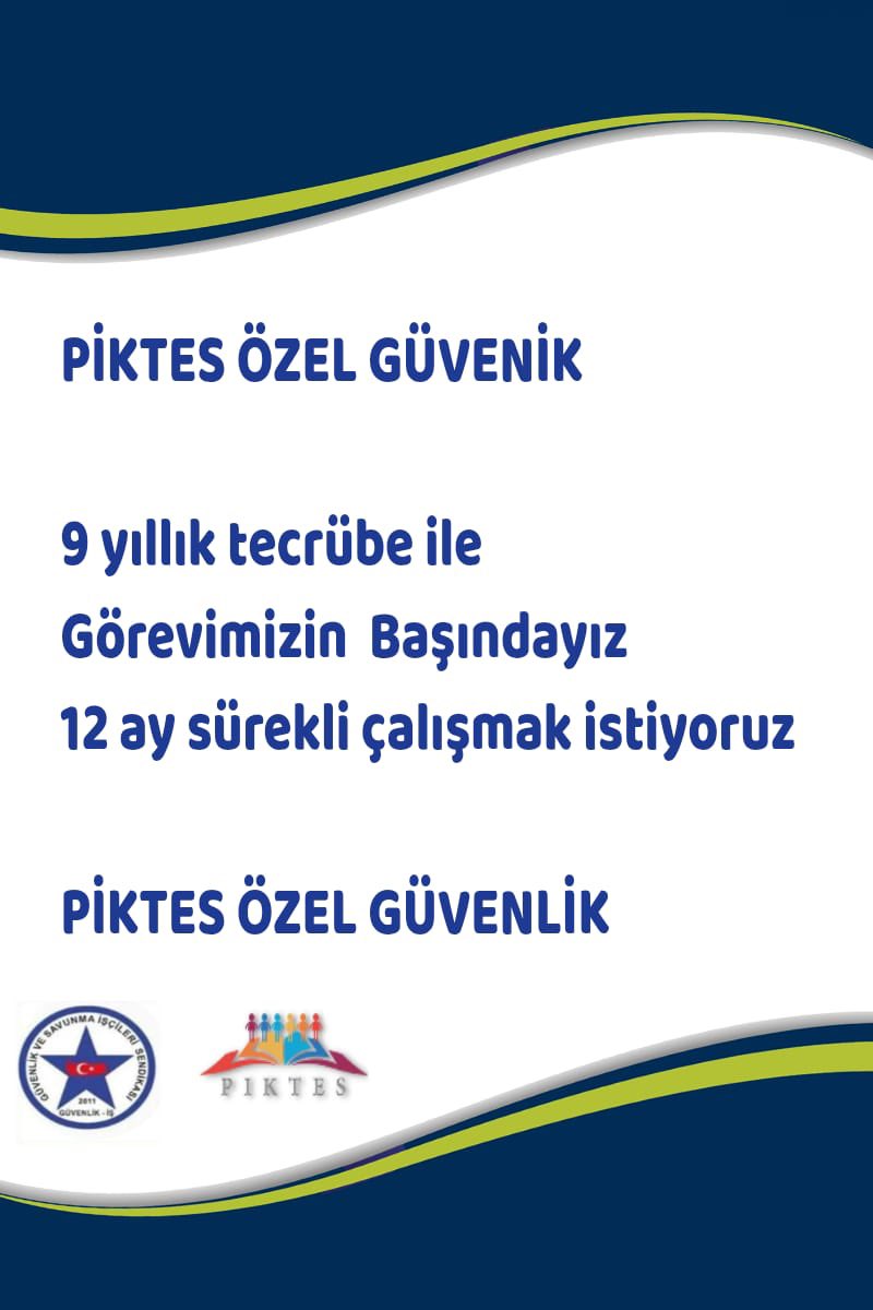 #Piktesekadro
Okullarımızda 
9 ay Değil 
12 ay sürekli çalışmak istiyoruz 
<a href="/Yusuf__Tekin/">Yusuf Tekin</a> 
<a href="/turkiskonf/">TÜRK-İŞ</a> 
<a href="/mebhbogm/">MEB Hayat Boyu Öğrenme Genel Müdürlüğü</a> 
<a href="/cengizmete/">Cengiz Mete</a> 
<a href="/chnkvnc/">Cihan KIVANÇ</a> 
<a href="/Guvenlik_is/">Güvenlik-İş Sendikası</a> 
<a href="/omercagirici/">Ömer Çağırıcı</a> 
<a href="/FevziKARATAS/">Fevzi KARATAŞ</a> 
<a href="/alemdareyup/">Eyüp Alemdar</a> 
<a href="/fahrettinaltun/">Fahrettin Altun</a>
<a href="/RTErdogan/">Recep Tayyip Erdoğan</a>
<a href="/canerguvenis/">caner yılmaz</a> 
<a href="/tcmeb/">Millî Eğitim Bakanlığı</a>
<a href="/CelileErenOKTEN/">Celile Eren ÖKTEN</a>
<a href="/hakanhanozcan/">Hakan Han ÖZCAN 🇹🇷</a>