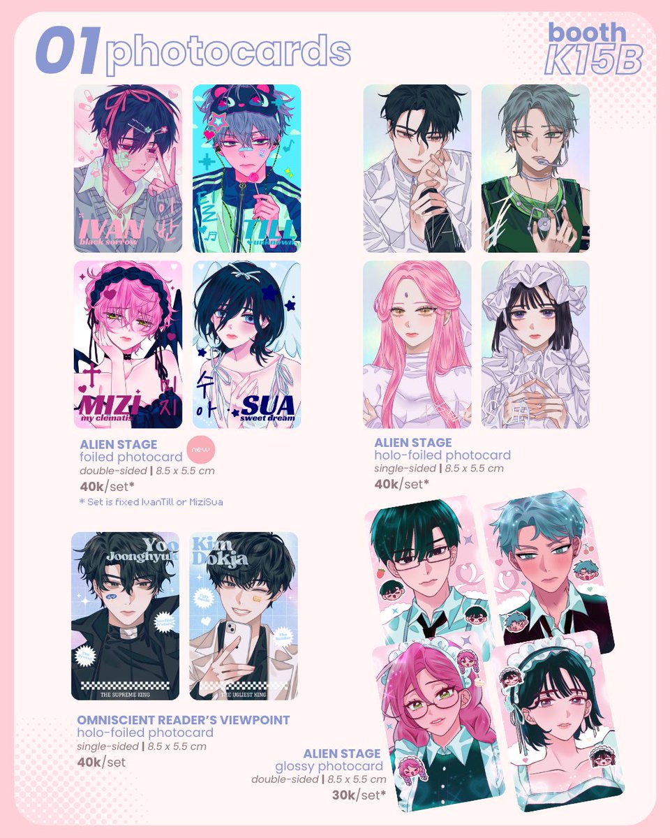 mayofenna's tweet image. 🛒 #Comifuro20 Catalogue! 🌻✨

I will be boothing with @/del_lwl at ICE BSD this upcoming Sunday on 25 May 🎉

📌 Booth K15B

🗓 Feel free to DM me to reserve your items or ask me anything about the merch!🫶🏻

⭐️ Cash payment is highly preferred!

#cf20 #cfxx #ComifuroXX