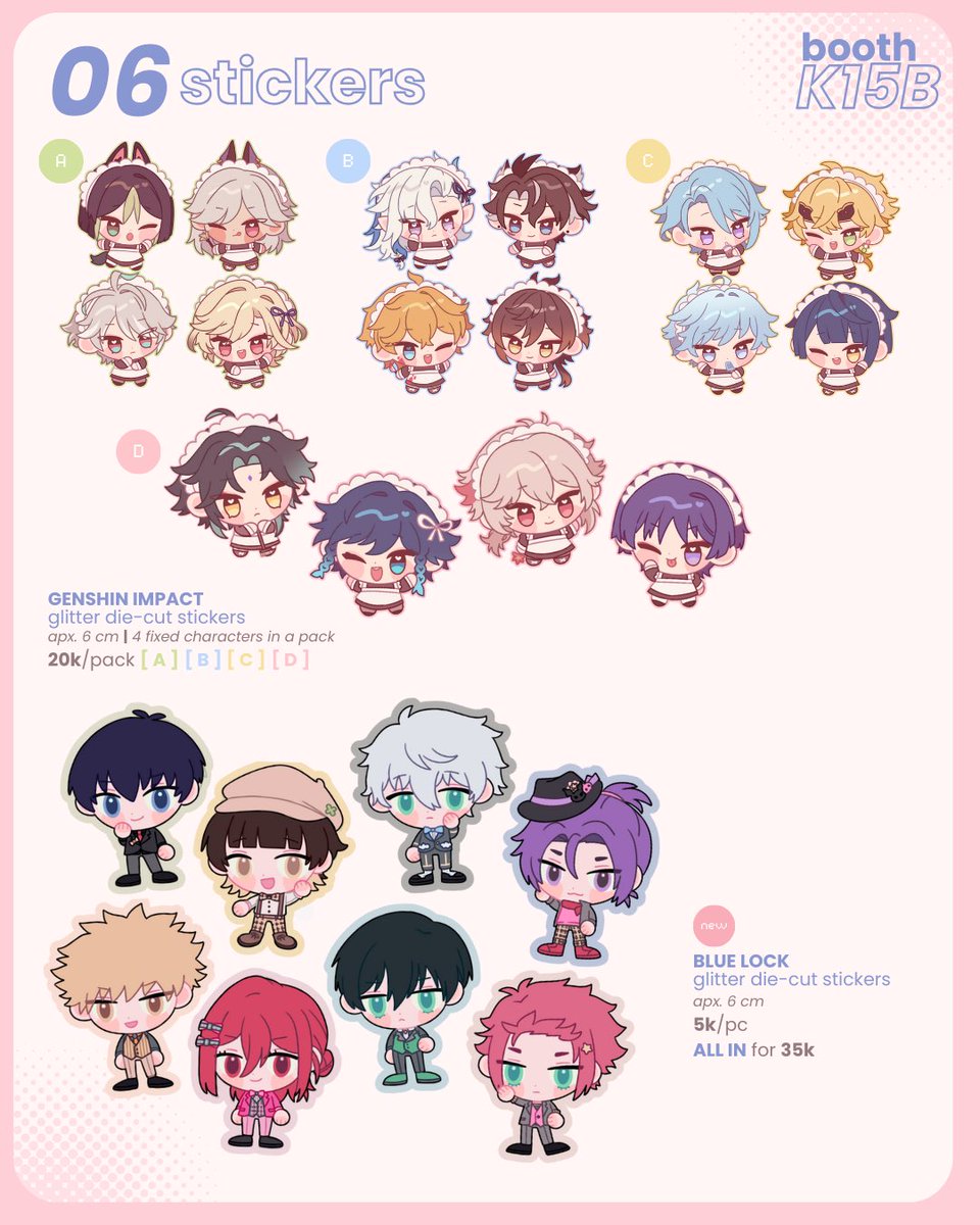 mayofenna's tweet image. 🛒 #Comifuro20 Catalogue! 🌻✨

I will be boothing with @/del_lwl at ICE BSD this upcoming Sunday on 25 May 🎉

📌 Booth K15B

🗓 Feel free to DM me to reserve your items or ask me anything about the merch!🫶🏻

⭐️ Cash payment is highly preferred!

#cf20 #cfxx #ComifuroXX