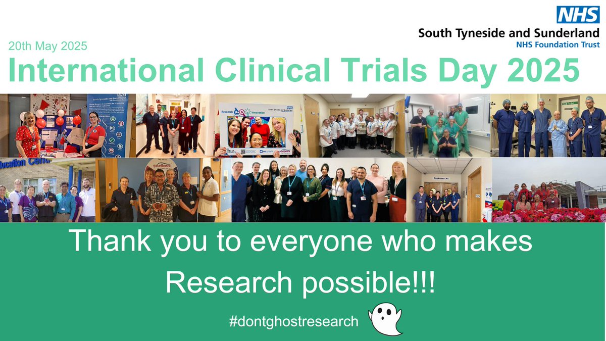 South Tyneside & Sunderland Research & Innovation (@ri_stsft) on Twitter photo Happy Clinical Trials Day! 🎉 Today we celebrate our research team, researchers, and patients that drive medical progress. Your dedication helps bring new treatments and pathways of care to the world and transforms healthcare one trial at a time!
<a href="/STSFTrust/">South Tyneside and Sunderland NHS Foundation Trust</a> <a href="/NIHRrdn/">NIHR Research Delivery Network</a> Happy Clinical Trials Day! 🎉 Today we celebrate our research team, researchers, and patients that drive medical progress. Your dedication helps bring new treatments and pathways of care to the world and transforms healthcare one trial at a time!
<a href="/STSFTrust/">South Tyneside and Sunderland NHS Foundation Trust</a> <a href="/NIHRrdn/">NIHR Research Delivery Network</a>
