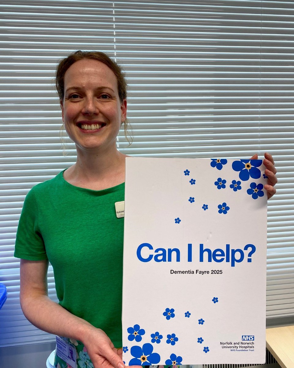 Our Dementia Fayre event takes place tomorrow in the East Atrium between 10am and 4pm! Our Dementia Support Team will be on hand to help answer your questions or guide you to the many organisations attending to provide information and support.
orlo.uk/Hd32C