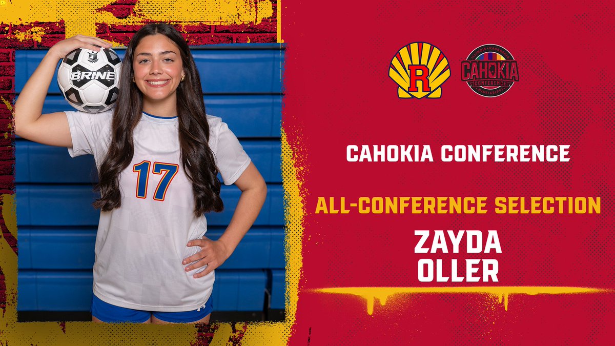 Congratulations to senior Zayda Oller on her selection to the Cahokia Conference All-Conference Team.  Well deserved! ⚽️
<a href="/RHS_Shells/">Roxana High School</a> <a href="/AMiller31/">Adam Miller</a> <a href="/lady_shells/">Lady Shells Soccer</a>