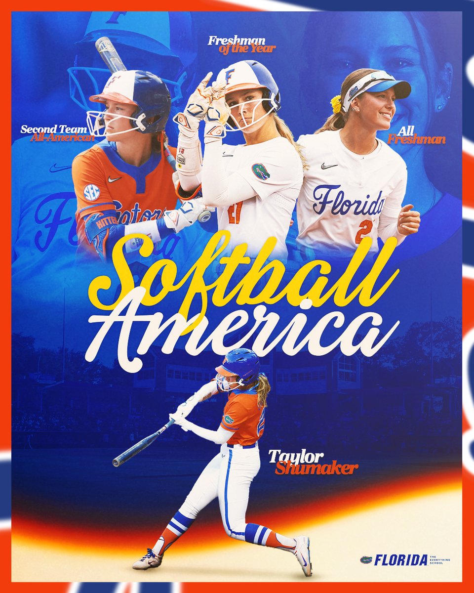 A standout season

🔶 Freshman of the Year
🔷 All Freshman
🔶 Second Team All-American

#GoGators