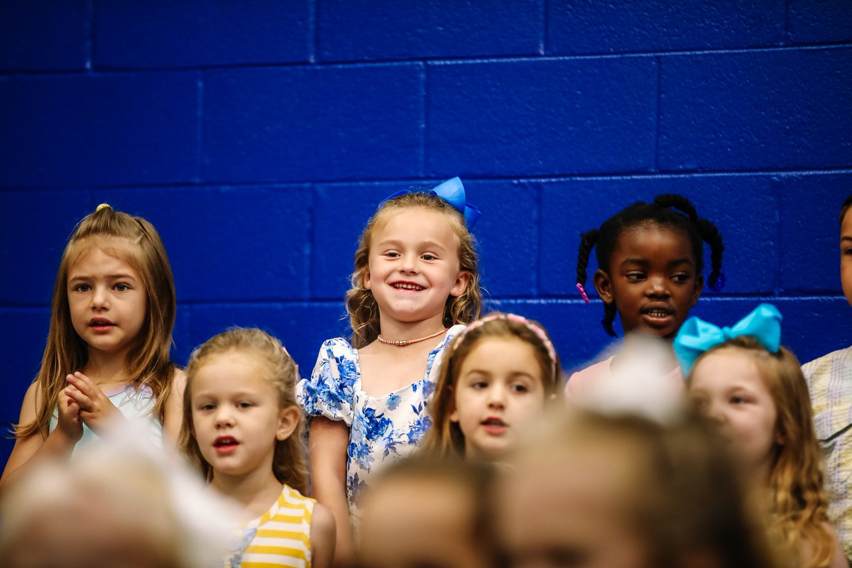 Our Junior Kindergarten students participated in their "Bridging" ceremony today for parents and friends. They recited memory verse work, sang songs, and showed their knowledge of the old and new testament. We are so proud of their growth and achievement!