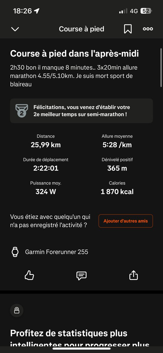 C’est un sport de blaireau sérieux je suis éteins