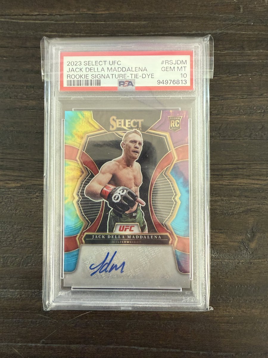 BackfieldCardz's tweet photo. Jack Della Madallena Select Rookie Auto /25 PSA 10: $350 shipped

Comment or dm if interested https://t.co/ilefMsOwU9