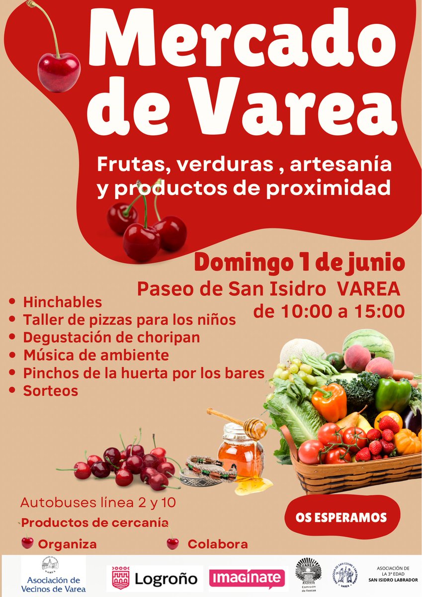 Mercado de Varea . Domingo 1 de junio