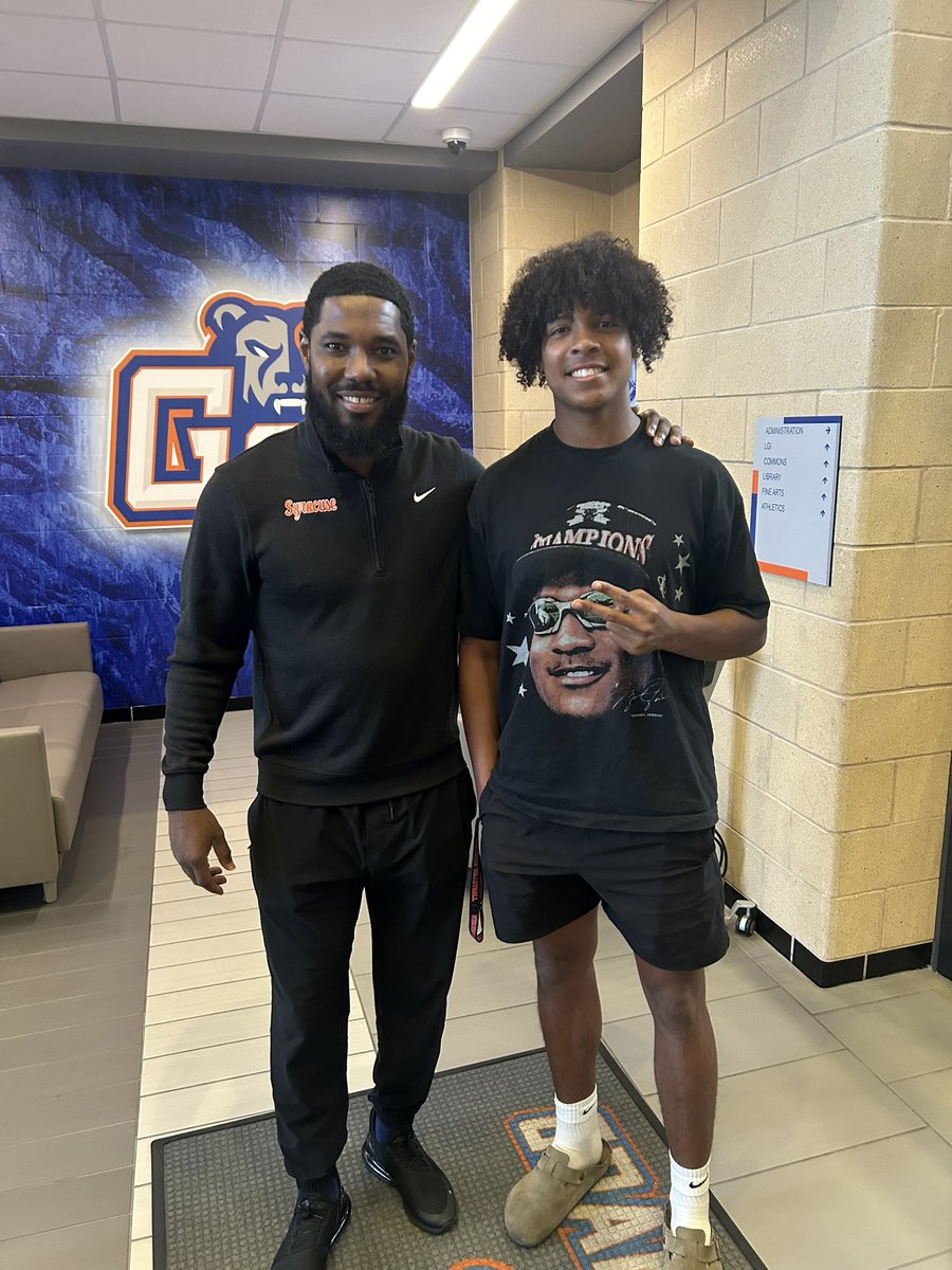 Cullen Scott Thompson 3⭐️📈 (@_cullenthompson) on Twitter photo Thanks <a href="/CoachNickWill/">Nick Williams</a> for visiting <a href="/GOaksFootball/">Grand Oaks Football</a> 🍊🎯
<a href="/FranBrownCuse/">Fran Brown</a> <a href="/Coach_E_Rob/">Coach E. Rob</a> <a href="/Coach_2CAP/">Tommy Caporale</a> <a href="/AMannicciCuse/">Aaron Mannicci</a> <a href="/CuseFootball/">Syracuse Football</a> <a href="/SyracuseOn247/">SyracuseOn247</a> <a href="/TheJuiceOnline/">Syracuse Rivals | The Juice Online</a> <a href="/samspiegs/">Sam Spiegelman</a> <a href="/adamgorney/">Adam Gorney</a> <a href="/Andrew_Ivins/">Andrew Ivins</a> <a href="/GPowersScout/">Greg Powers 🏟️</a> <a href="/TheUCReport/">Billy Tucker</a> <a href="/BDammone/">Along The Wire</a> <a href="/vypehouston/">VYPE Houston</a> <a href="/TXTopTalent/">TX TOP TALENT</a> <a href="/coach_mcdowell/">Shaun McDowell</a> Thanks <a href="/CoachNickWill/">Nick Williams</a> for visiting <a href="/GOaksFootball/">Grand Oaks Football</a> 🍊🎯
<a href="/FranBrownCuse/">Fran Brown</a> <a href="/Coach_E_Rob/">Coach E. Rob</a> <a href="/Coach_2CAP/">Tommy Caporale</a> <a href="/AMannicciCuse/">Aaron Mannicci</a> <a href="/CuseFootball/">Syracuse Football</a> <a href="/SyracuseOn247/">SyracuseOn247</a> <a href="/TheJuiceOnline/">Syracuse Rivals | The Juice Online</a> <a href="/samspiegs/">Sam Spiegelman</a> <a href="/adamgorney/">Adam Gorney</a> <a href="/Andrew_Ivins/">Andrew Ivins</a> <a href="/GPowersScout/">Greg Powers 🏟️</a> <a href="/TheUCReport/">Billy Tucker</a> <a href="/BDammone/">Along The Wire</a> <a href="/vypehouston/">VYPE Houston</a> <a href="/TXTopTalent/">TX TOP TALENT</a> <a href="/coach_mcdowell/">Shaun McDowell</a>