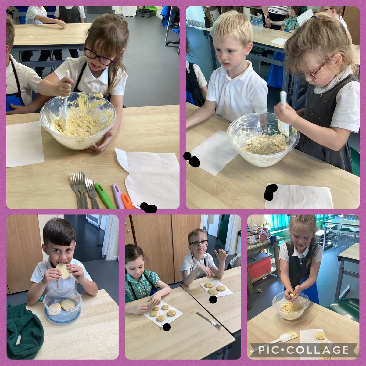 BaderPrimary's tweet photo. Today was our last cooking club session for KS1 5his year and they made shortbread. They problem solved to adapt a recipe which wasnβt combining well and were able to make a dough that they could shape well. #BaderDT #RRSarticle31 https://t.co/JS0UQKZybA