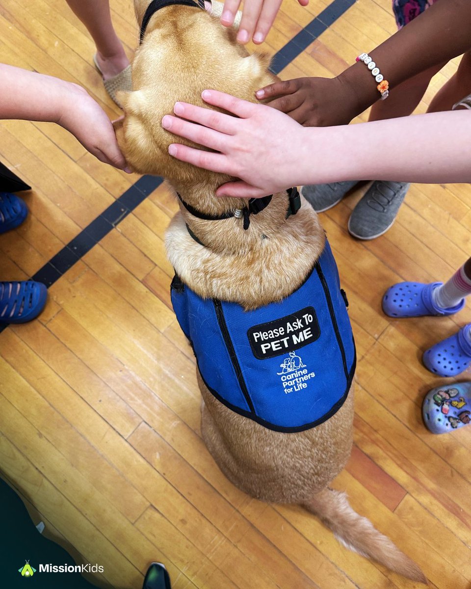 MissionKidsCAC's tweet image. Lightning, was a hit at Thomas Fitzwater Elementary’s Career Fair. Alongside our Trauma Therapy Clinical Liaison, Kala Fell, and Family Advocate Supervisor, Liz Nolan, Lightning showed kids how compassion and comfort play an essential role at Mission Kids.

#OurMissionIsKids
