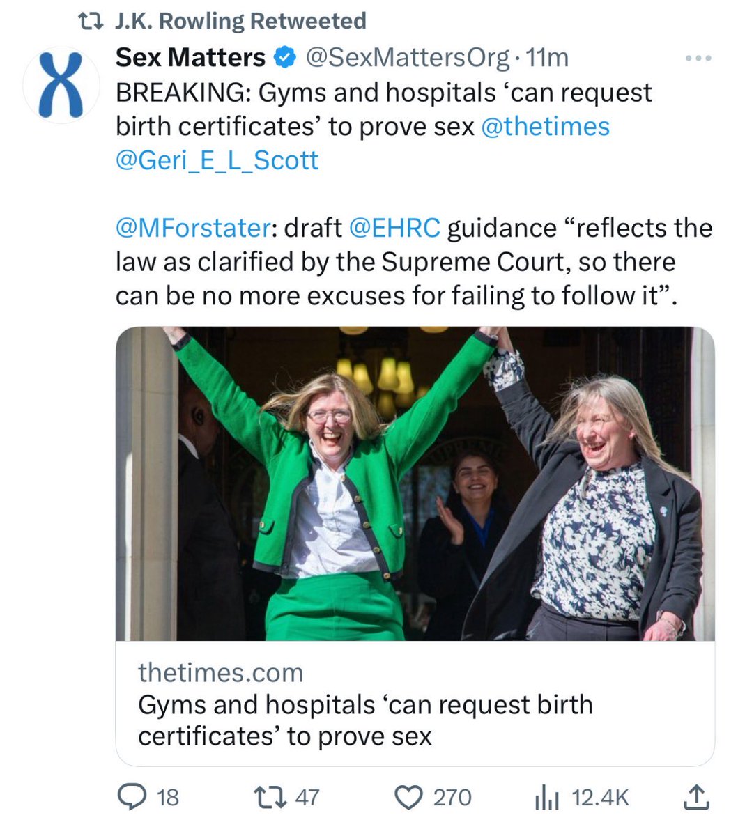 This is in direct conflict with the Gender Recognition Act 2004 . Illegal. The GRA is LAW. Nobody can demand to see a GRC. More hate-motivated GUIDANCE from the pathologically transphobic  <a href="/EHRC/">EHRC</a> <a href="/EHRCChair/">Kishwer Falkner</a> . What are you going to do about this relentless state persecution