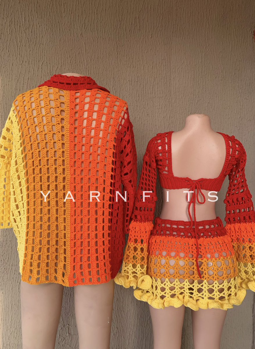 yarnfits's tweet photo. Introducing TWILIGHT Couple Set by YarnFits, inspired by the breathtaking canvas of sunset fading into the night. This handmade crochet set is designed for couples and individuals who cherish adventurous experiences. Perfect for beach, island and resort getaways. https://t.co/A3iFWNrKdf