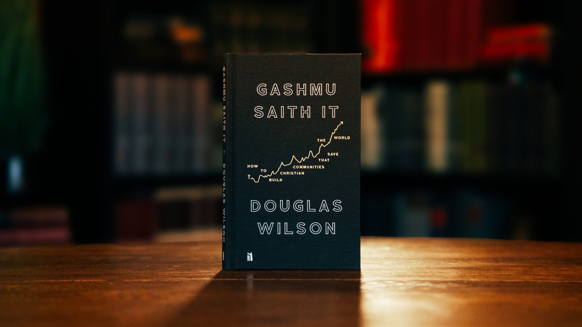 Build the culture. Read the blueprint.

When you join NSA Patrons at the $100 tier, you’ll get a hardcover copy of Gashmu Saith It: How to Build Christian Communities That Save the World by Doug Wilson—FREE.

You’ll also receive our Limited Edition NSA 30th Anniversary Tumbler