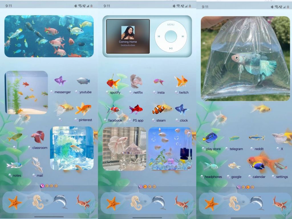 cuteee_all's tweet photo. 🫧Fish Phone Theme🐟 https://t.co/H0qMe8UgnJ