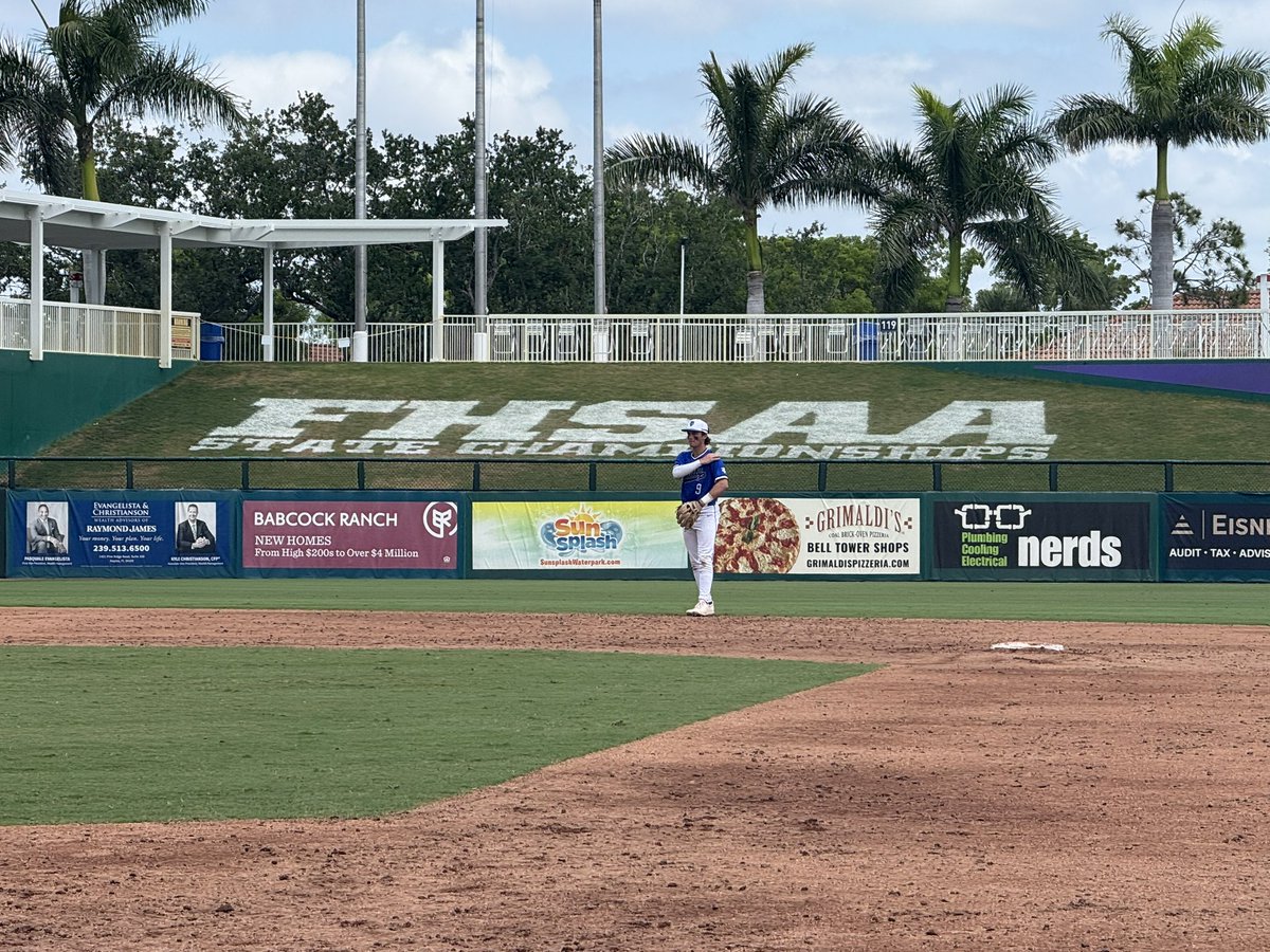 FHSAA's tweet photo. 2025 #FHSAA ⚾️ State Championships 🏆 - Class 2A Semifinal #1 

Final:
@BPS_Athletics, 0
 @AthleticsTca, 1

#TrinityChristian Conquerors advance to the Class 2A State Championship Game tomorrow at Noon on @NFHSNetwork https://t.co/vYR5BzulKJ