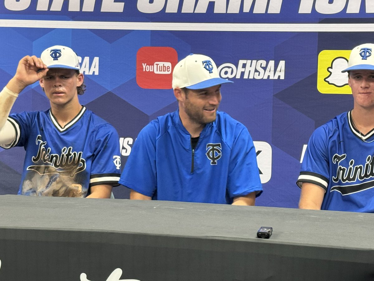 FHSAA's tweet photo. 2025 #FHSAA ⚾️ State Championships 🏆 - Class 2A Semifinal #1 

Final:
@BPS_Athletics, 0
 @AthleticsTca, 1

#TrinityChristian Conquerors advance to the Class 2A State Championship Game tomorrow at Noon on @NFHSNetwork https://t.co/vYR5BzulKJ