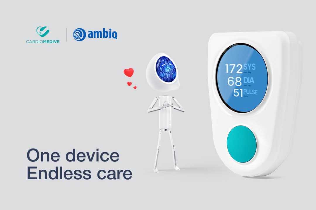 CMedive's tweet photo. Official: CardioMedive x Ambiq
We’re partnering with @Ambiq_AI to power our modular cardiac monitoring platform with the Apollo510 chip.

Real-time vitals:
Edge AI at ultra-low power
Plug-and-play modularity

The future of preventive care is here.
🔗 https://t.co/RPUVLjimSp https://t.co/DHeAoQzN3O