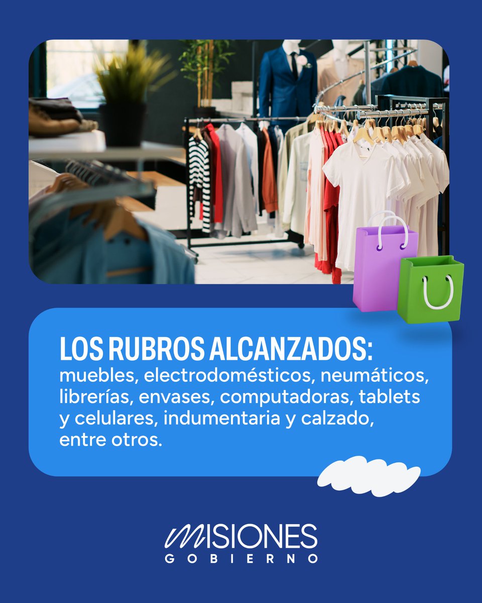 Conforme a lo anticipado en el discurso del 1° de mayo, para fomentar la compra entre comercios misioneros, durante todos los viernes del mes de julio estará vigente el programa AHORA PYMES, que contempla la posibilidad de realizar compras en 12 cuotas sin interés por parte de
