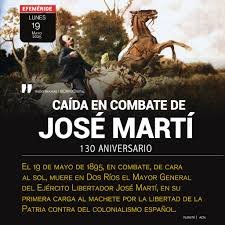 El 19 de mayo .Se conmemora la caída en combate de José Martí
<a href="/FarinaEstevez/">Yoandry Fariña Estévez</a> 
<a href="/Yamilet50088609/">Yamilet Herrera</a> 
<a href="/Yosbellima1/">Yosbellima</a> 
<a href="/dmesantaclaravc/">DGE Santa Clara</a> 
<a href="/dpevillaclara/">DGEP Villa Clara</a>