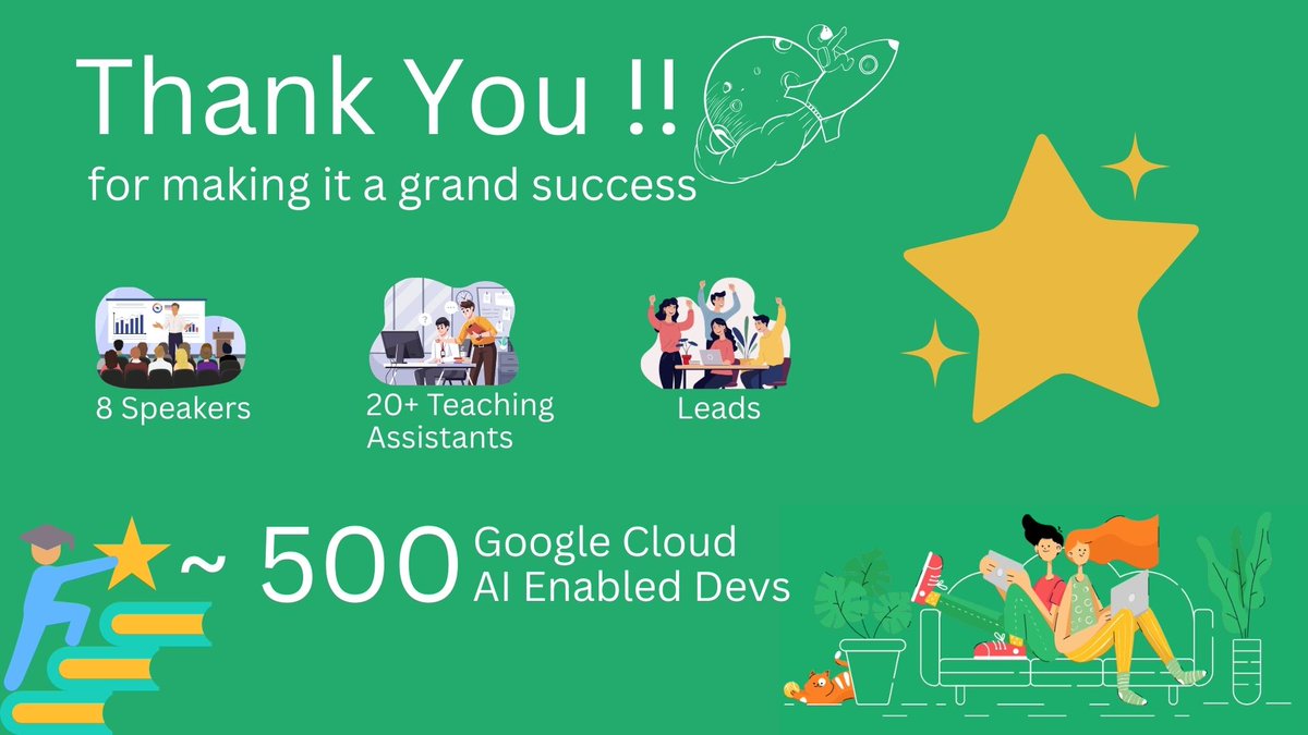 Unleashing innovation with our #BuildAndGrow Initiative by GDG Cloud Mumbai! We've transformed ideas into reality, diving deep into Google Cloud and Generative AI. Immense gratitude to our dedicated team and vibrant community. The future of cloud is bright!
#buildwithai