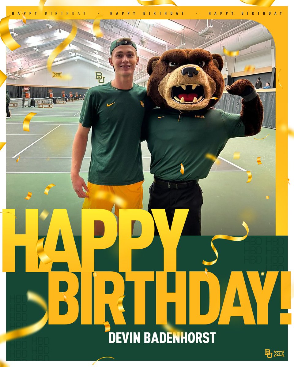 Happy birthday to our guy Dev! Have a great day! 🥳

#SicEm 🐻