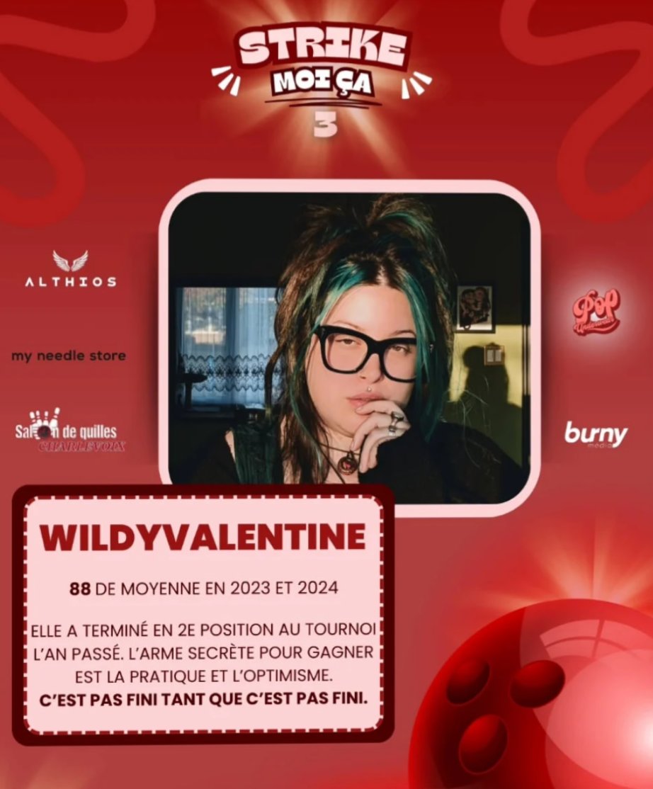 Je serai présente à STRIKE MOI ÇA ce weekend pour défendre ma 2ieme place pour une troisième année consécutive!