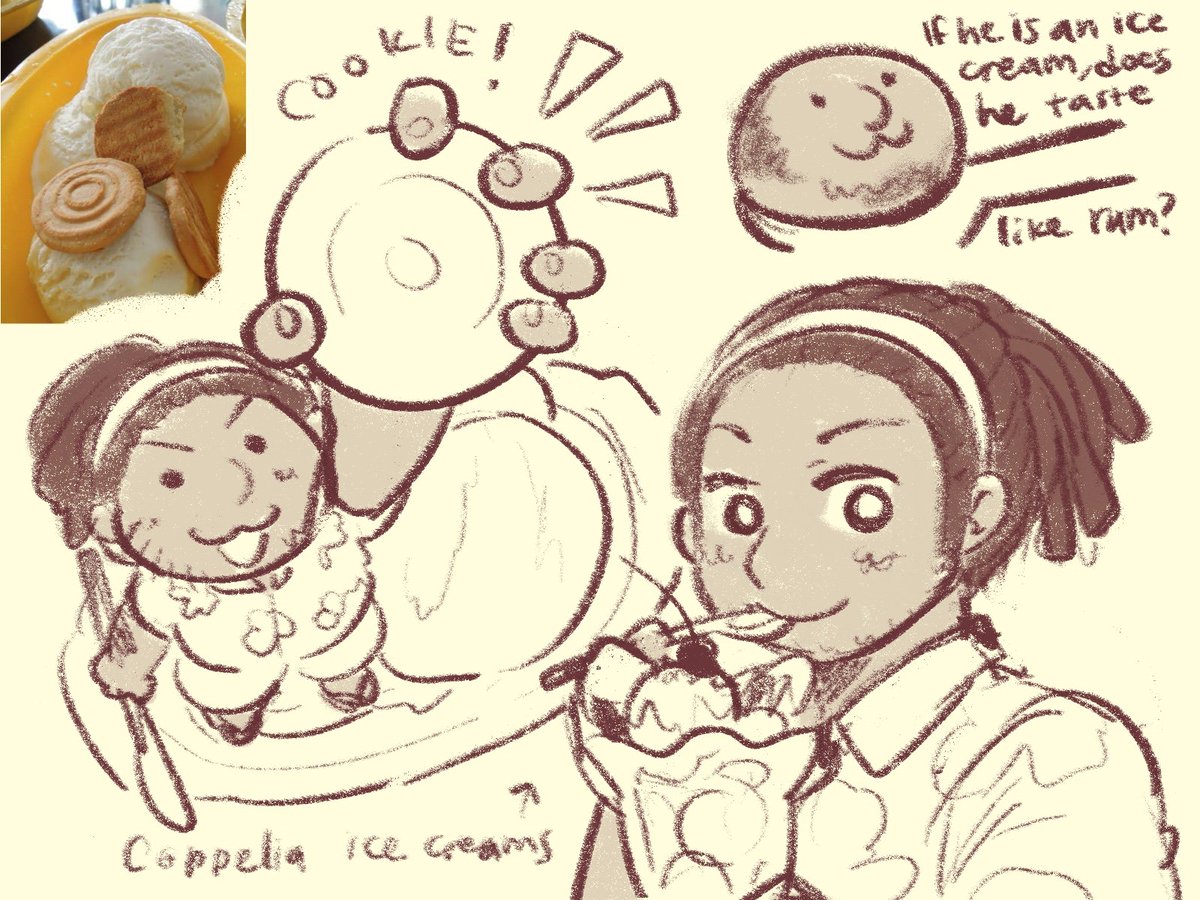 tejennnn's tweet photo. Mr Cubita doodle I did between chores. He is enjoying local Coppelia sundaes ๐จ #aphcuba https://t.co/AeFiR4Lf7y