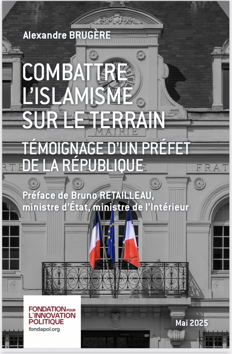 Un préfet brise le silence.
“Combattre l’islamisme sur le terrain” d’Alexandre Brugère est un électrochoc républicain.
Entrisme, complaisances, contre-modèle islamiste : tout y est.

Lecture &amp; analyse sans filtres par <a href="/AlexandreRifai/">Faraj Alexandre Rifai פרג’ אלכסנדר ריפאעי 🇫🇷</a> sur <a href="/Ashteret_Forum/">Ashteret Forum</a> 
ashteret.org/2025/05/20/com…
