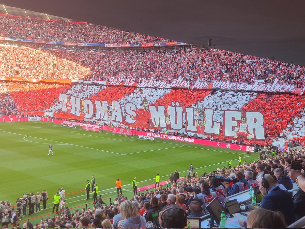 pneu47's tweet photo. @ManuThiele Die Verabschiedung von Thomas Müller war für mich irgendwie beides zugleich. Ich werde ihn in der Bundesliga vermissen. https://t.co/e5drWNLc7E