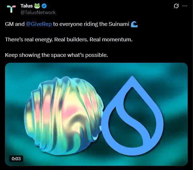 🚨 #TALUS ×  <a href="/GiveRep/">GiveRep</a> 🪂

➖Talus Airdrop For GiveRep User?
➖Post about Talus on X and Tag #GiveRep &amp; <a href="/TalusNetwork/">Talus 🐸</a>

🎯What's Your Rank in GiveRep? giverep.com/reputation-lea…

🎇Get Some REP #givRep