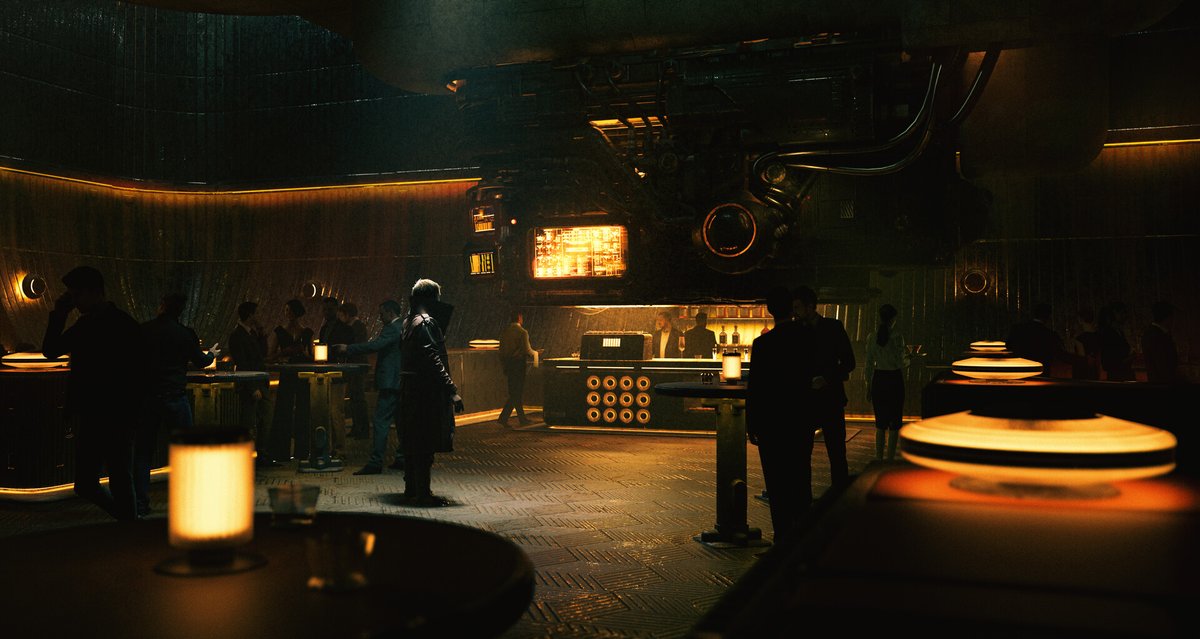 The Gnomon Workshop (@gnomon_workshop) on Twitter photo Stepping inside this retro-futuristic cantina designed by <a href="/Isaac_Yeram_Kim/">Isaac Yeram Kim</a>! It looks like the perfect sci-fi watering hole to us.
Learn how to build immersive environments like this in his Blender & Photoshop workshop: bit.ly/TGWIKI01 Stepping inside this retro-futuristic cantina designed by <a href="/Isaac_Yeram_Kim/">Isaac Yeram Kim</a>! It looks like the perfect sci-fi watering hole to us.
Learn how to build immersive environments like this in his Blender & Photoshop workshop: bit.ly/TGWIKI01